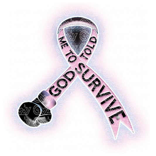K CANCER SURVIVER pink