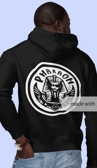F PHARAOH  black and white